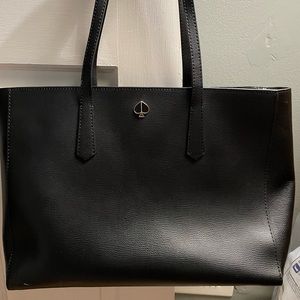 Kate Spade Large Tote Bag - Black Leather